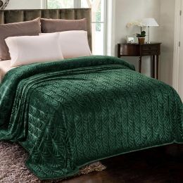 Whale Flotilla Soft Flannel Fleece Bed Blanket Queen, Bundle of 2