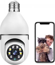 Mengshen 3MP Light Bulb Wireless, Bundle of 2