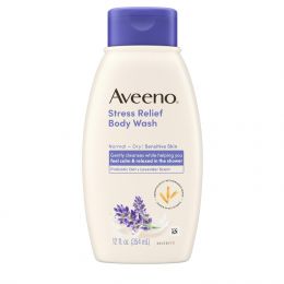 Aveeno Stress Relief Body Wash with Soothing Oat, Bundle of 2