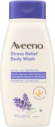 Aveeno Stress Relief Body Wash, Bundle of 3