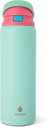 Manna Hydra Stainless Steel Insulated Water Bottle with Stainless Steel 32 Oz
