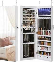 SONGMICS Hanging Jewelry Cabinet