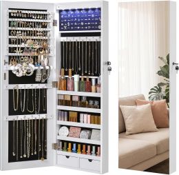 SONGMICS HOME Mirror Jewelry Cabinet