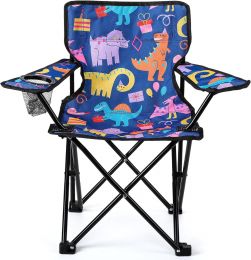 KABOER Kids Outdoor Folding Lawn and Camping Chair with Cup Holder and Carrying Bag
