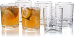 KX-WARE 14-ounce Acrylic Glasses Plastic Tumbler Glass Plastic Dishwasher Safe set of 6, Bundle of 2