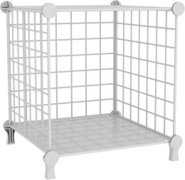 ATTDETJL Cube Storage Organizer Metal Metal, Bundle of 2
