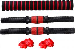HOQIQEWR Dumbbell Bars 15.74in, 2 x 15, 1 x 15, Bundle of 2