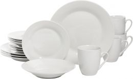 10 Strawberry Street Simply Round 16 Piece Dinnerware Set 16 Piece