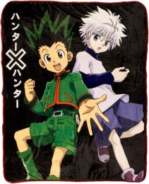 Culture Fly Hunter x Hunter Gon Freecss & Killua Throw Blanket 45"