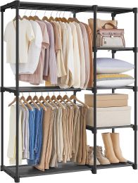 SONGMICS Portable Closet Portable 65 Inches, 1 x 16, 9 x 65 Inches