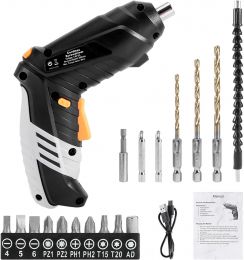 NOWHYX Cordless Screwdriver Rechargeable Electric, Bundle of 2