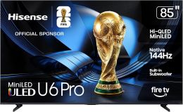 Hisense 85" U6 Pro Series Mini‑LED ULED 4K UHD