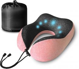 ODT UK High Fill Memory Foam Travel Neck Pillow, Bundle of 4
