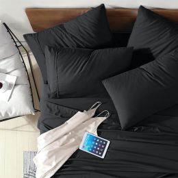Swift Home Twin 4-Piece Microfiber Sheet Sets Microfiber 4-Piece, Bundle of 2