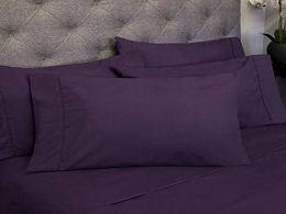 Sweet Home Collection 6 Piece 1800 Count Olivia Branch Microfiber Bedroom Sheet Set Microfiber 6 Piece, 1800