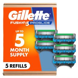 Gillette Fusion5 ProGlide Razor Blade Refills for Men 5 Count