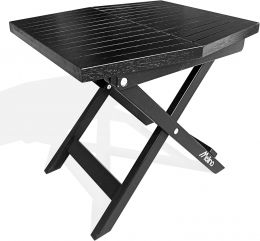 Melino Wooden Folding Outdoor Side Table Wood, Bundle of 2