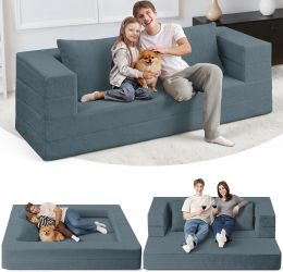 Cansunna Futon Sofa Bed with Pillow