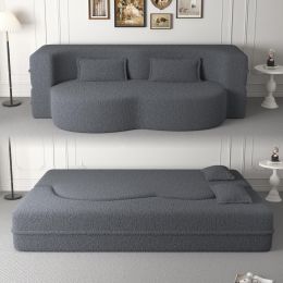 Ball & Cast 78" Sleeper Sofa Bed with 2 Pillows