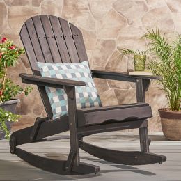 Christopher Knight Home Rocking Chair Outdoor Acacia Wood Patio Rocker with Wood