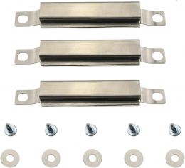 ZCZQC 3pcs Gas Grill Crossover Carryover Tube Burner Replacement Stainless Steel, Bundle of 3