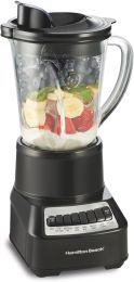 Hamilton Beach Wave Crusher Blender for Smoothies With 40 Oz Stainless Steel Glass 40 Oz