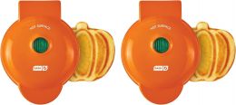 DASH Mini Waffle Maker (2 Pack) for 2 Pack, 4 Inch, Bundle of 2