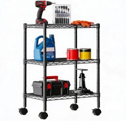 DUMOS 3-Tier Metal Storage Shelves Metal