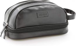 Perry Ellis Men's ZIP-TOP PEBBLE TRAVE KIT Accessory, Bundle of 2