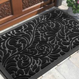 Yimobra Front Door Mat Outside 5x17, Bundle of 2