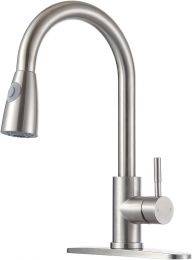 SHACO Kitchen Faucet with Pull Down Sprayer