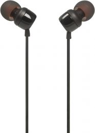 JBL Tune 110E - in-Ear Headphones - Black, Bundle of 2