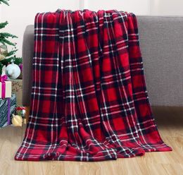Elegant Comfort Valerian Elegant Comfort Velvet Touch Ultra Plush Christmas 60inch, 50 x 60inch, Bundle of 2