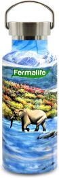 FERMALIFE Stainless Steel - Vacuum Sealed Stainless Steel 17oz, 500ml, Bundle of 3