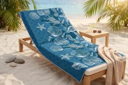 Safdie & Co. Oversized 100% Cotton Beach Towel 32x62 Cotton 32x62 inches, Bundle of 2