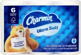 Charmin Ultra soft Jumbo Rolls Septic Safe white, Bundle of 2
