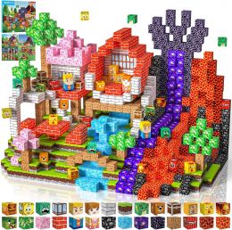 Mzyxxel Magnetic Blocks 100 PCS Magnetic Building Blocks, Bundle of 3