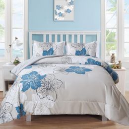 Menghomeus 3 Piece Comforter Set King 3 Piece