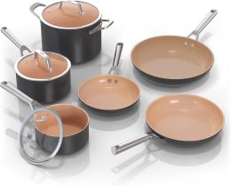 Ninja® Extended Life 9-Pc Ceramic Cookware Set Ceramic 9-Pc