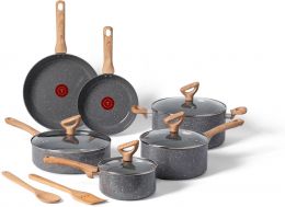 T-Fal Revive Ceramic Cookware Sets Nonstick Ceramic Oven Safe