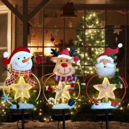 ILOVERD 3 Pack Christmas Metal Waterproof 3 Pack