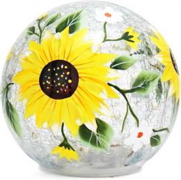 YIYUKODO Crackle Glass Ball Lamp Glass, Bundle of 2