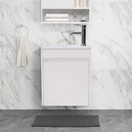 wonline 16" Bathroom Vanity Set Wall