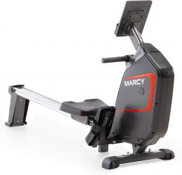 MARCY Compact 8-Level Adjustable Magnetic Resistance Rowing Machine with