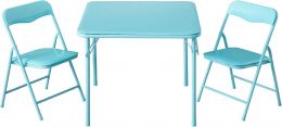 Idea Nuova Heritage Kids Blue Kids Activity Table and Chair Set 3-Piece