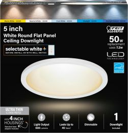 Feit Electric LED Flush Mount Ceiling Light Electric 1 Pack, 4 Inch, Bundle of 2