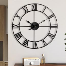 1st owned 16 inch Wall Clock - Metal Retro Roman Metal 16 inch