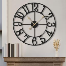 1st owned Wall Clock 16 Inch Round Large Indoor Wall Metal 16 Inch