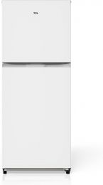 TCL 10.1 Cu Ft Double Door Refrigerator with Freezer