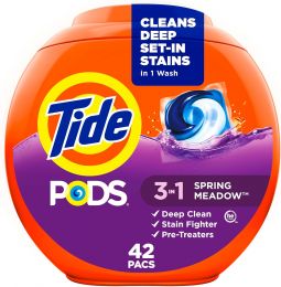 Tide Pods laundry detergent pacs 42 Count, Bundle of 2